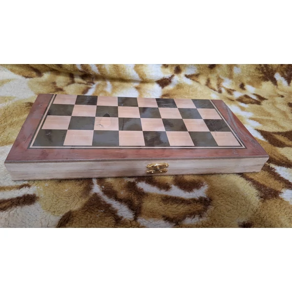 Sakkjáték, backgammon és dáma 29 x 29 cm