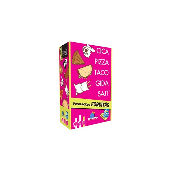 Cica, pizza, taco, gida, sajt – Fordulatos fordítás társasjáték