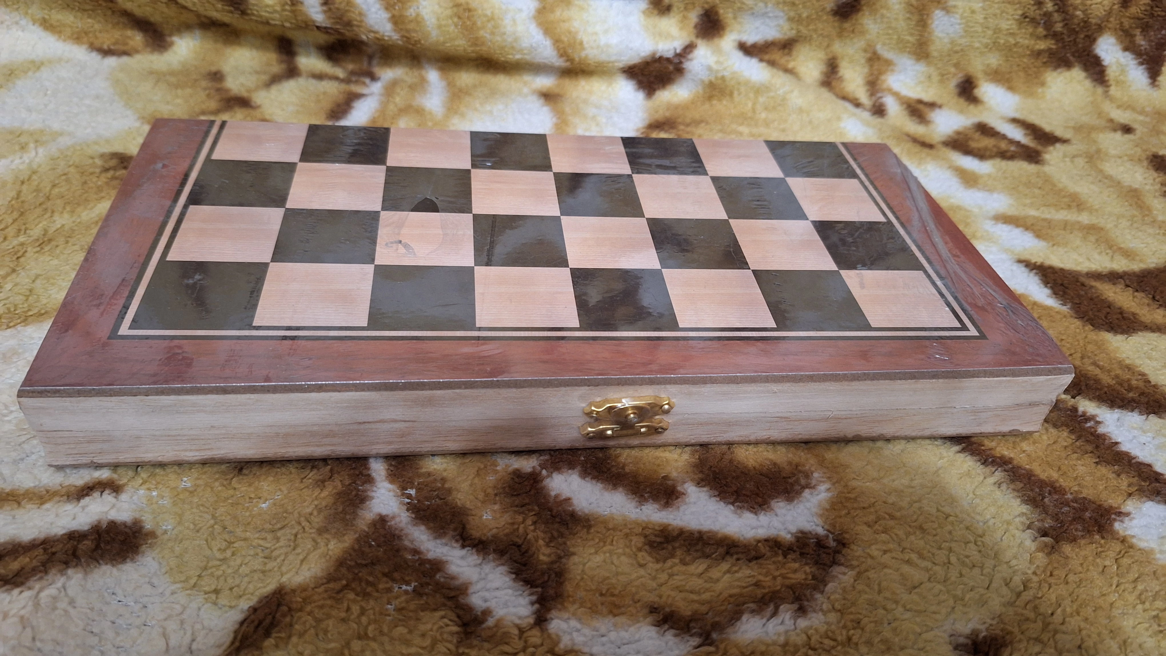 Sakkjáték, backgammon és dáma 29 x 29 cm