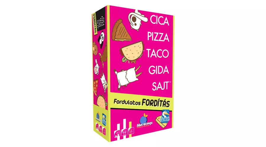 Cica, pizza, taco, gida, sajt – Fordulatos fordítás társasjáték