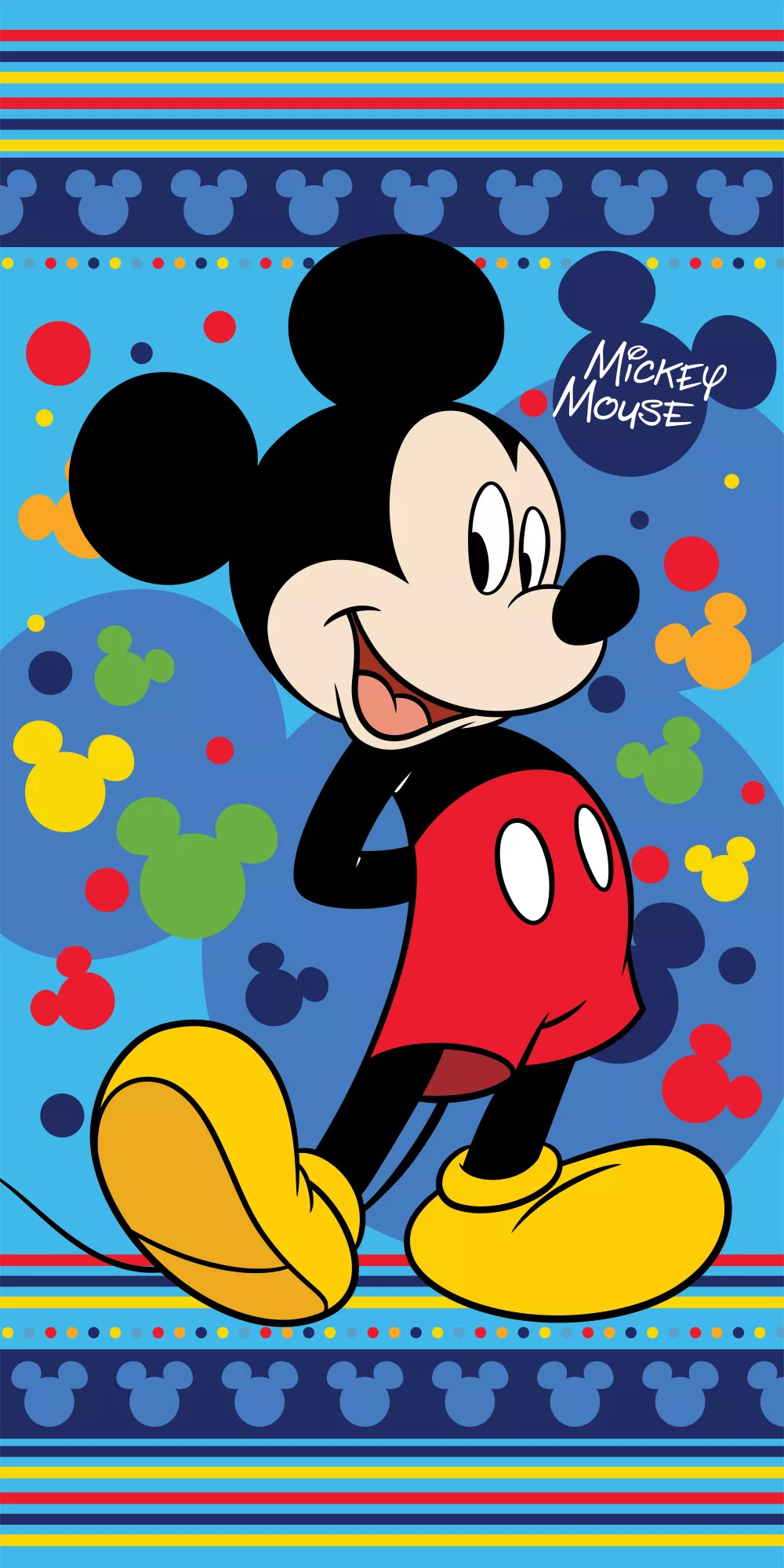 Disney Mickey fürdőlepedő, strand törölköző 70x140cm